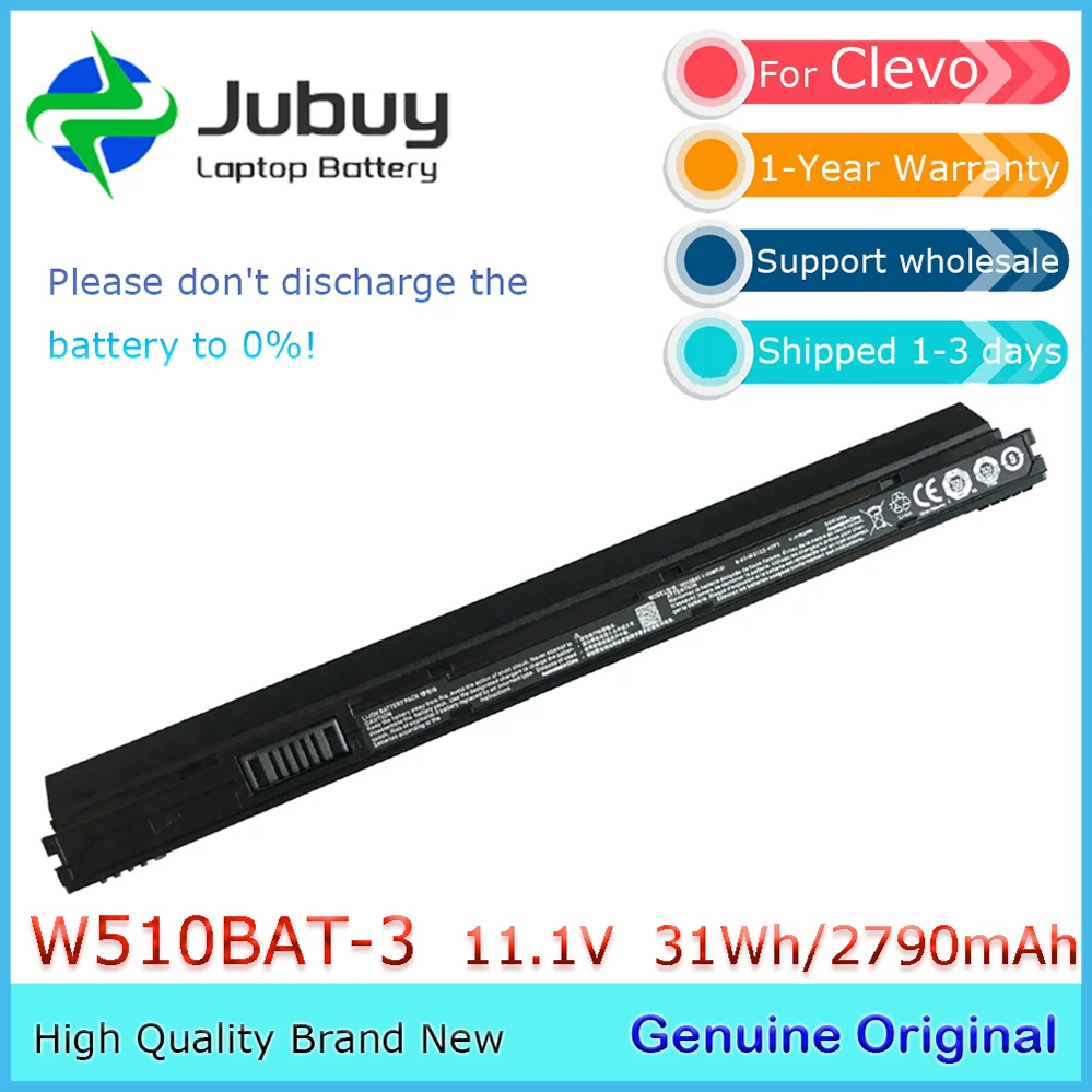 

Original W510BAT-3 Battery For Clevo W510LU W510S W515LU 6-87-W510S 6-87-W510S-42F2