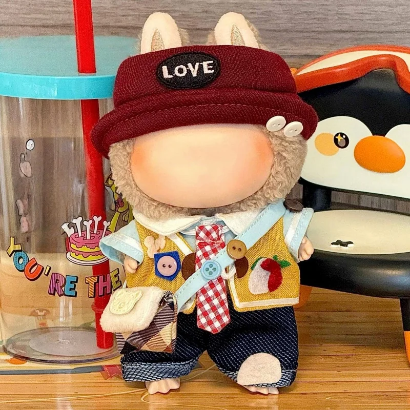 

Doll clothes for 17cm doll change trend cool and handsome suit six sets
