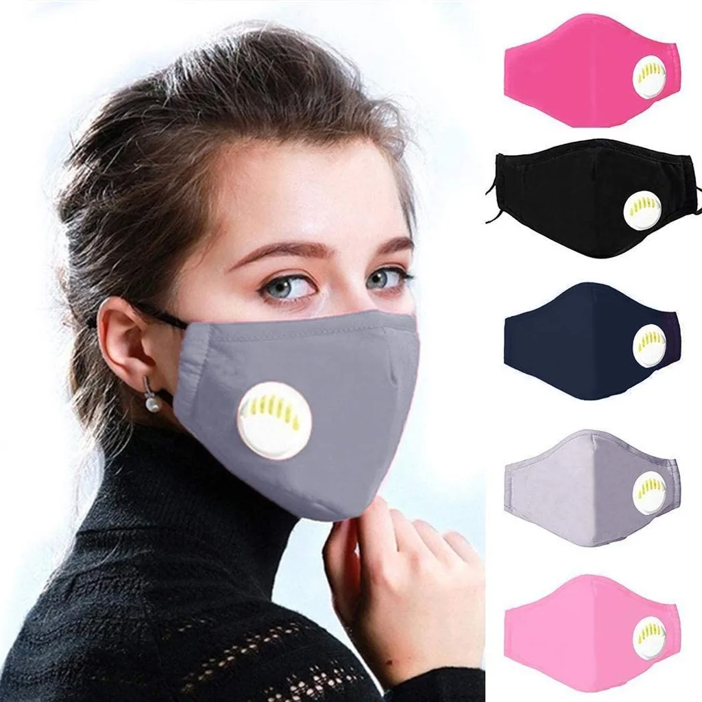 Dust And Reusable Face Mask Activated Carbon Filter Adult Masks With Multiple Colors To Choose From Odorless Comfortable Mask