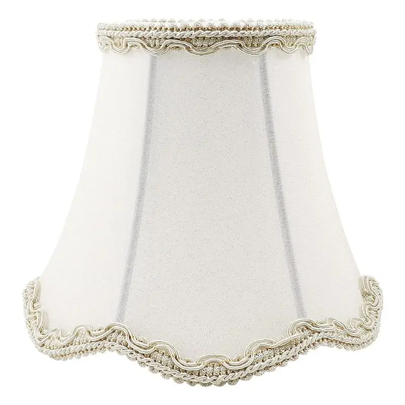 

Fabric Lampshade European Style Wall Lamp Shade Vintage Chandelier Cloth Cover Luxurious Home Decor Accessory