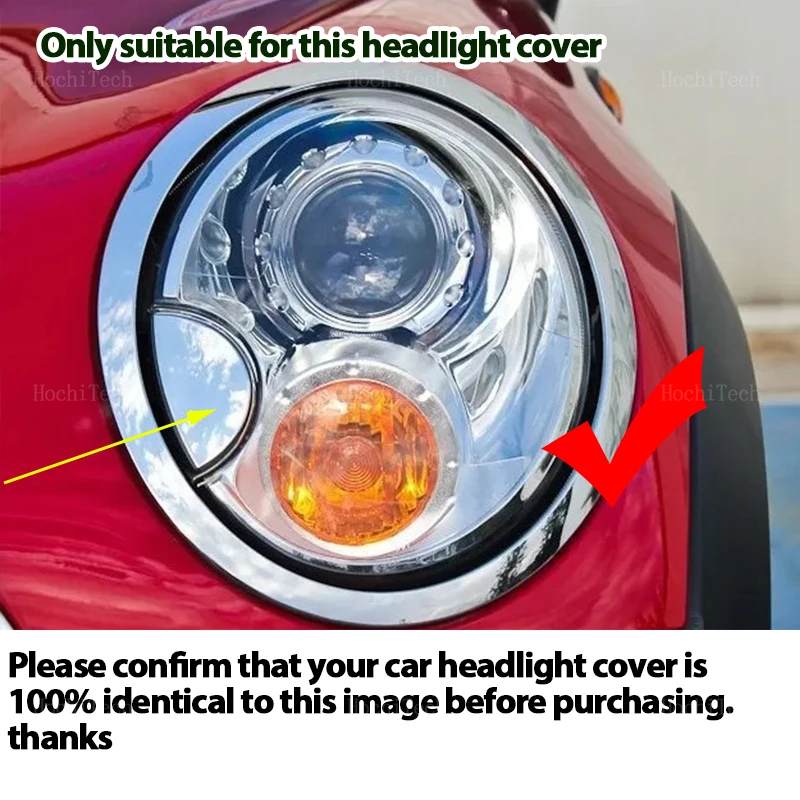 Head Lights Cover For Mini R56 Cooper 2007-2013 Transparent Housing Front Headlights Lens Shell Glass Lampcover