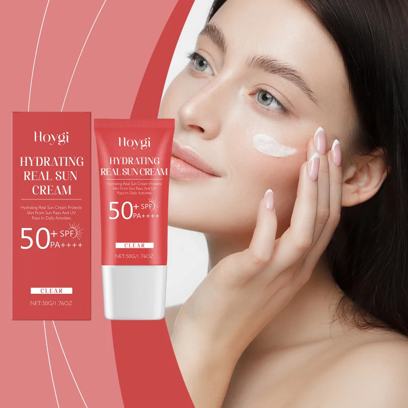 

Hydrating Soothing UV Protection Cream - Outdoor Moisturize Refresh Non-Greasy With Yeast Nymphaea Extract Juniper Oil