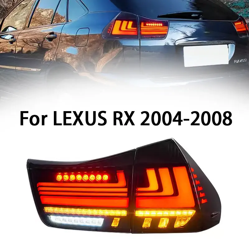 Car LED Taillight For Lexus RX 2003-2005 2006 2007 2008 Rear Running Lamp Brake Reverse Turn Signal Waterproof Car Accessories