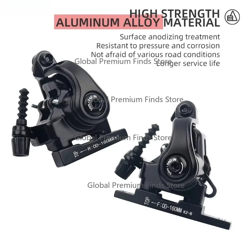 

Комплект двухпоршневых дисковых тормозов – включает ротор 160 мм, гидравлическая тормозная система для горного велосипеда, запчасти для велосипеда