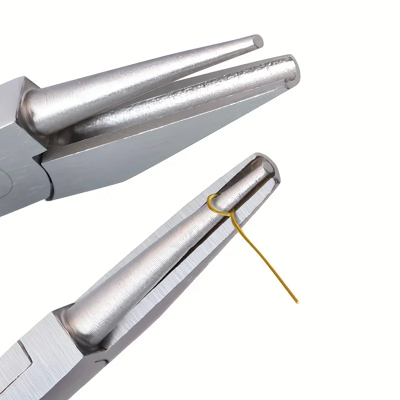 5In Mini Jewelry Plier DIY Carbon Steel Round Nose Jewelry Tools Copper Jewelry Wire for Jewelry Making 1PC