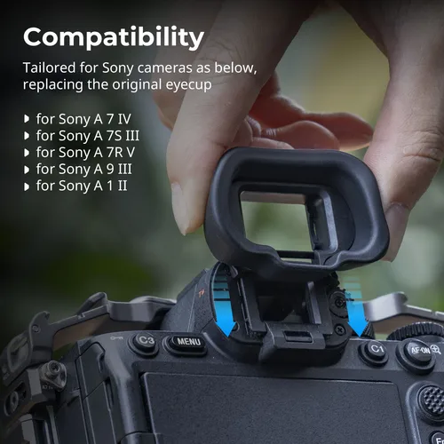 Imagen 2 del producto Visor de cámara SmallRig A7 IV / A7S III / A7R V / A9 III / A1 para cámaras Sony Alpha 1 / Alpha 7 / Alpha 9 Series 5255