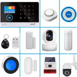PGST home alarm system, door detector, outdoor solar alarm, door and window/motion sensor, 433MHz, GSM, wireless, anti-theft