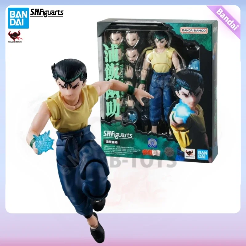 

In Stock BB Original Bandai S.H.Figuarts SHF Yuusuke Urameshi YuYu Hakusho Anime Action Figure Toy Gift Model Collection