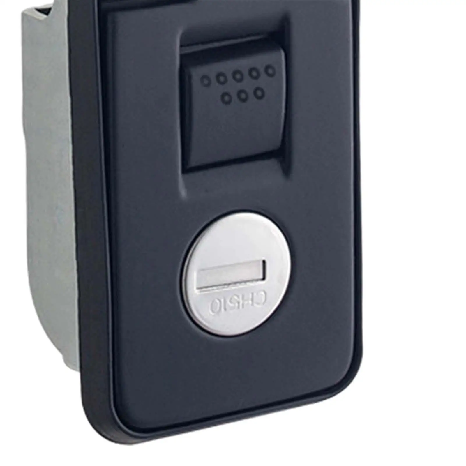 

Flush Mount Compression Latch Lock Heavy Duty Zinc Alloy Secure Lever Latch with Two Keys for Toolboxes Rvs Trailers