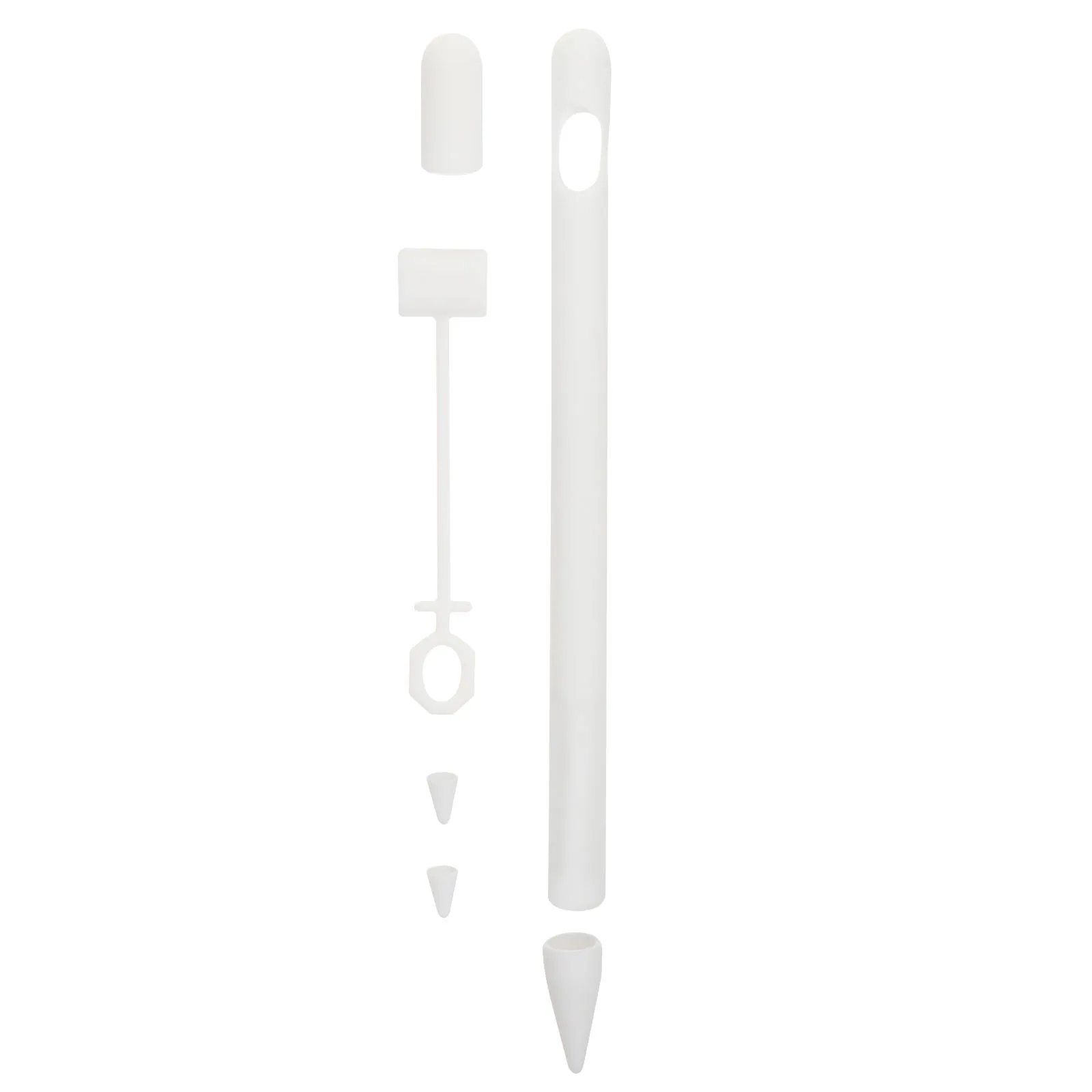 

2 Stylus Cover for Pencil Silicone Case Anti Skid Protective Cute Design Pretty Colors Touch Pen Covers Protectors