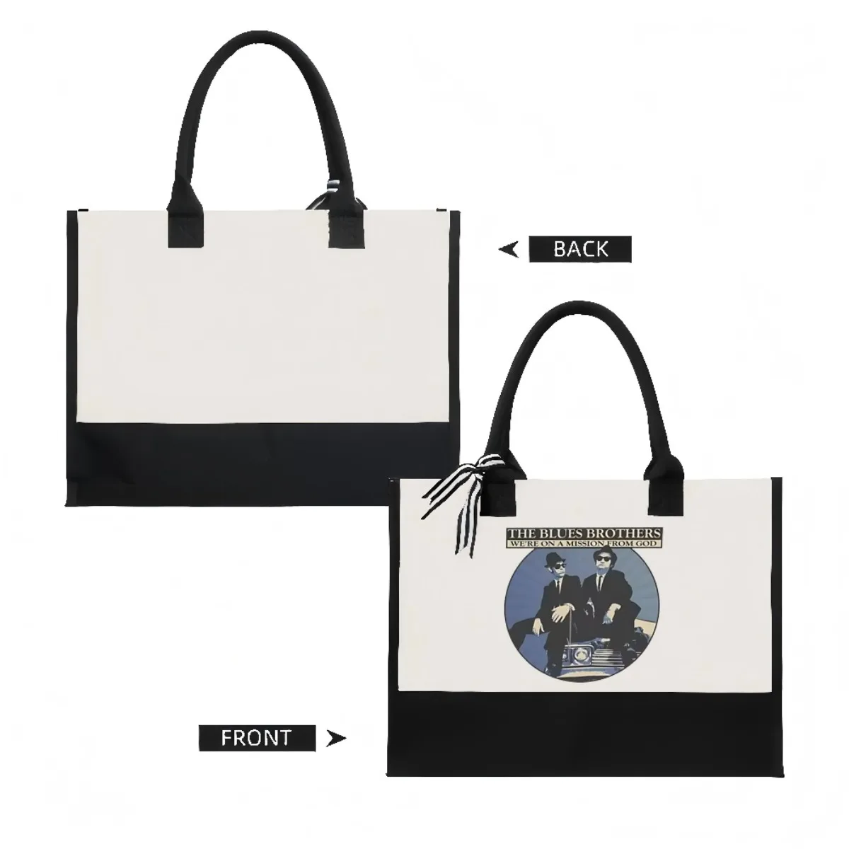 2026 وصول جديد الموضة العملي واسعة قابلة لإعادة الاستخدام حمل حقيبة نمط طباعة 2 لهجة الثقيلة حقيبة كتف كبيرة #2