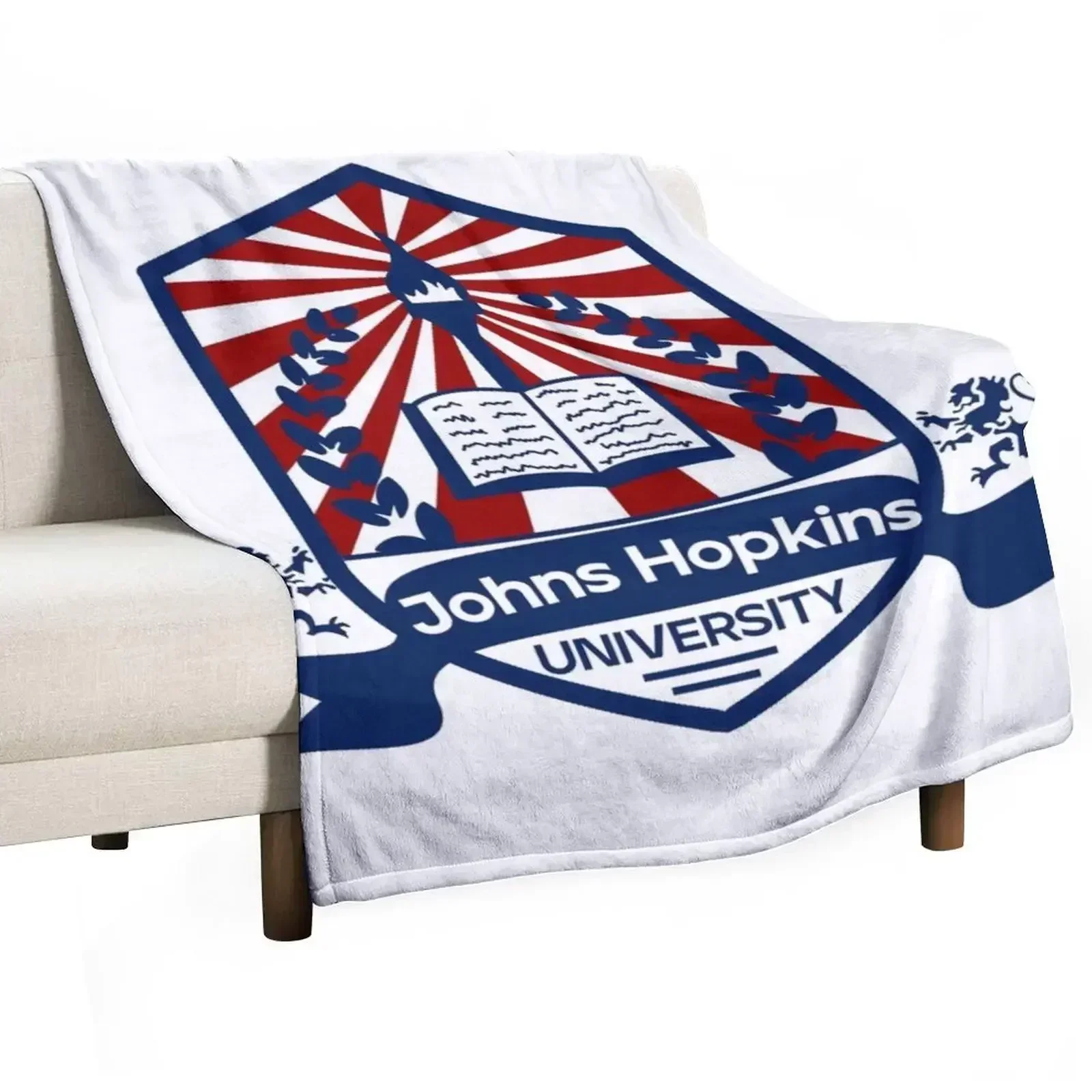 Johns hopkins Throw Blanket Sofa Moving for winter Custom Blankets