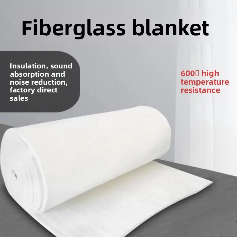 Flame Retardant High Temperature Resistant Exhaust Muffler Blanket Glass Fiber Insulation Cotton For Motorcycle Sound Insulation