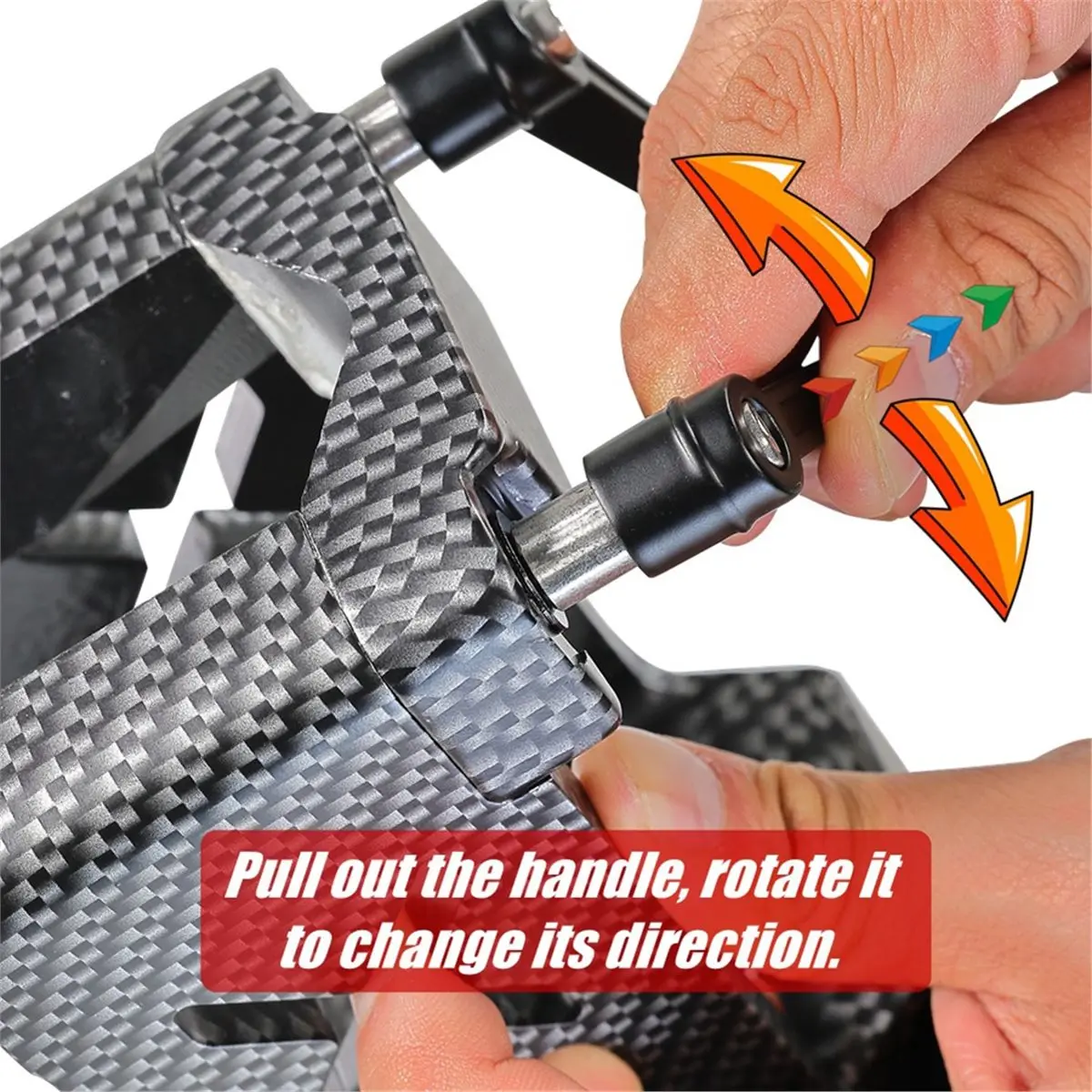 B72ABG Enhanced Clamp for OX Electric Scooter Upgraded Non-Foldable Locking Device to Reduce Swaying of Main Stem B