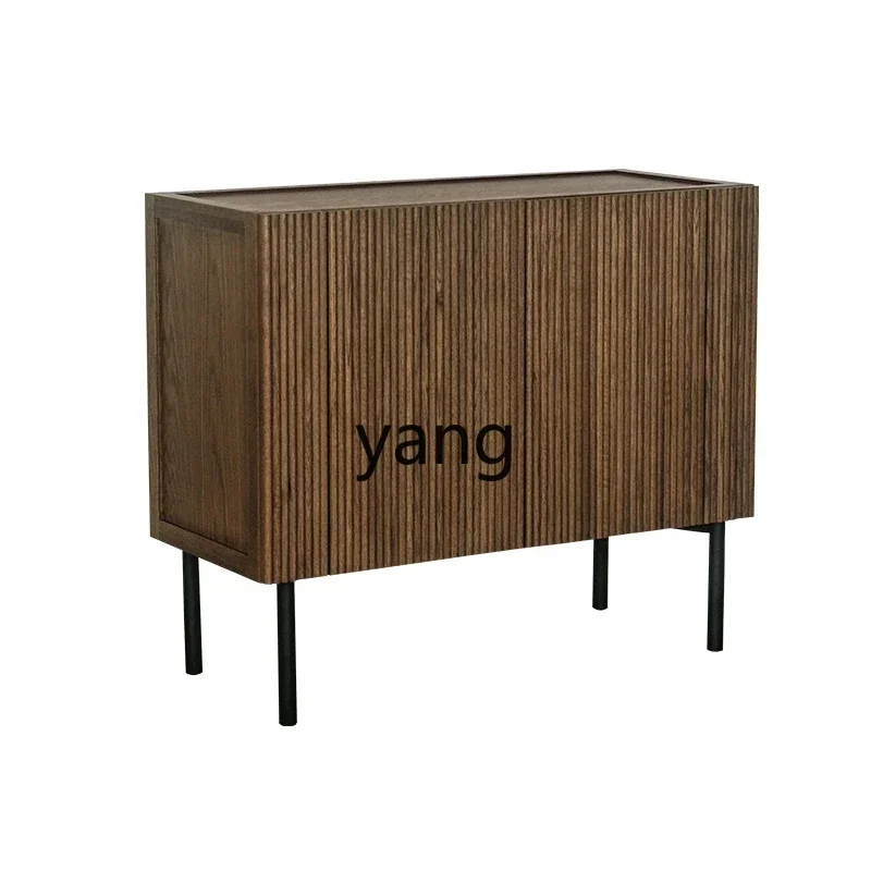 LTT retro light luxury solid wood dining side cabinet, living room side cabinet, household small size tea locker