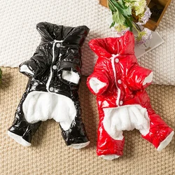 Winter Pet Dog Jacket Jumpsuit Warm Waterproof Dog Clothes for Small Medium Dogs Puppy Coat Chihuahua French Bulldog Clothing