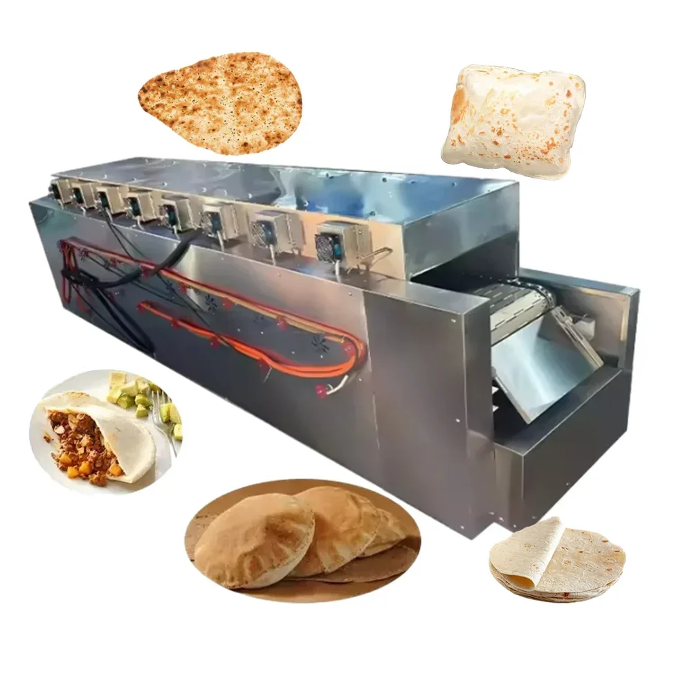 Aric Pita Bread Making Machine Gas Tunnel Baking Oven for Bread Ga S