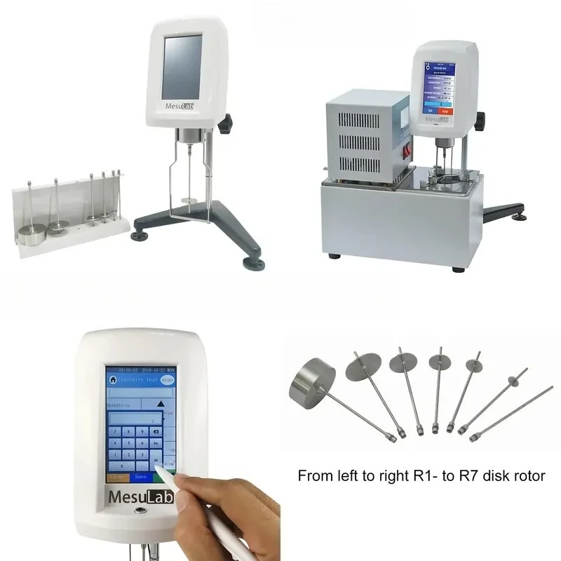 MesuLab HBDV-1T Viscometer Chocolate Digital Rotation Viscometer Oil Lab Paint Viscosity Meter