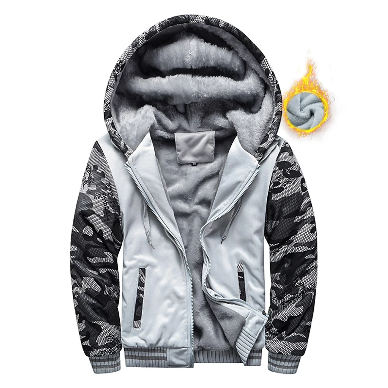 

Men's Jacket Anime Bleach Zip Up Hoodies Thicken Warm for Men Fleece Long Sleeve Coat Casual Hooded Streetwear Men Winter Coats