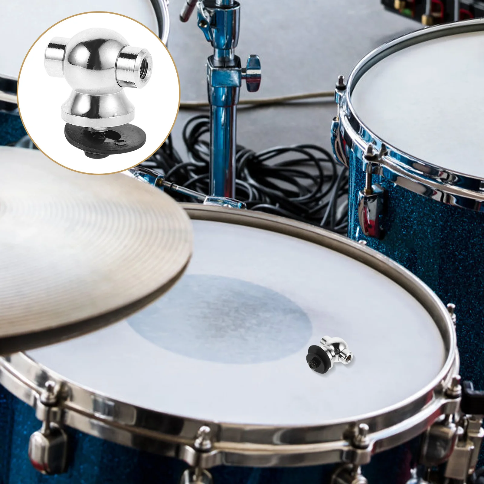 

Double Holes Drum Lug Zinc Alloy Durable Snare Drum Hardware Replacement Repair Accessories Bass Drums Lug Parts of Drums