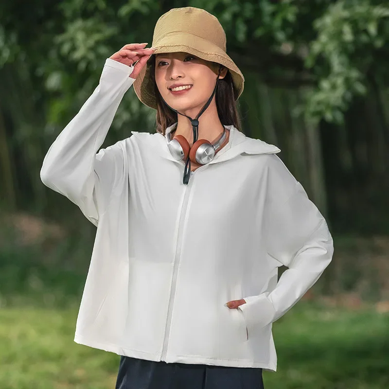 Original Gauze Thin and Cool Loose Cape Sunscreen Clothing Women's Sunshade Long Sleeved Jacket Outdoor UV Protection Top Y301