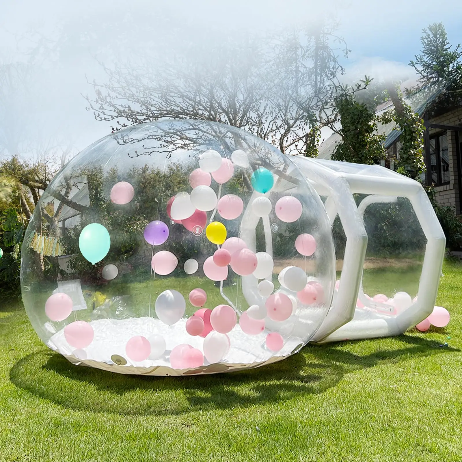 New Arrival 2024 Clear Celebration Tent For Outdoor Party Event 3M High Quality Bubble House Inflatable Party Rental Equipment