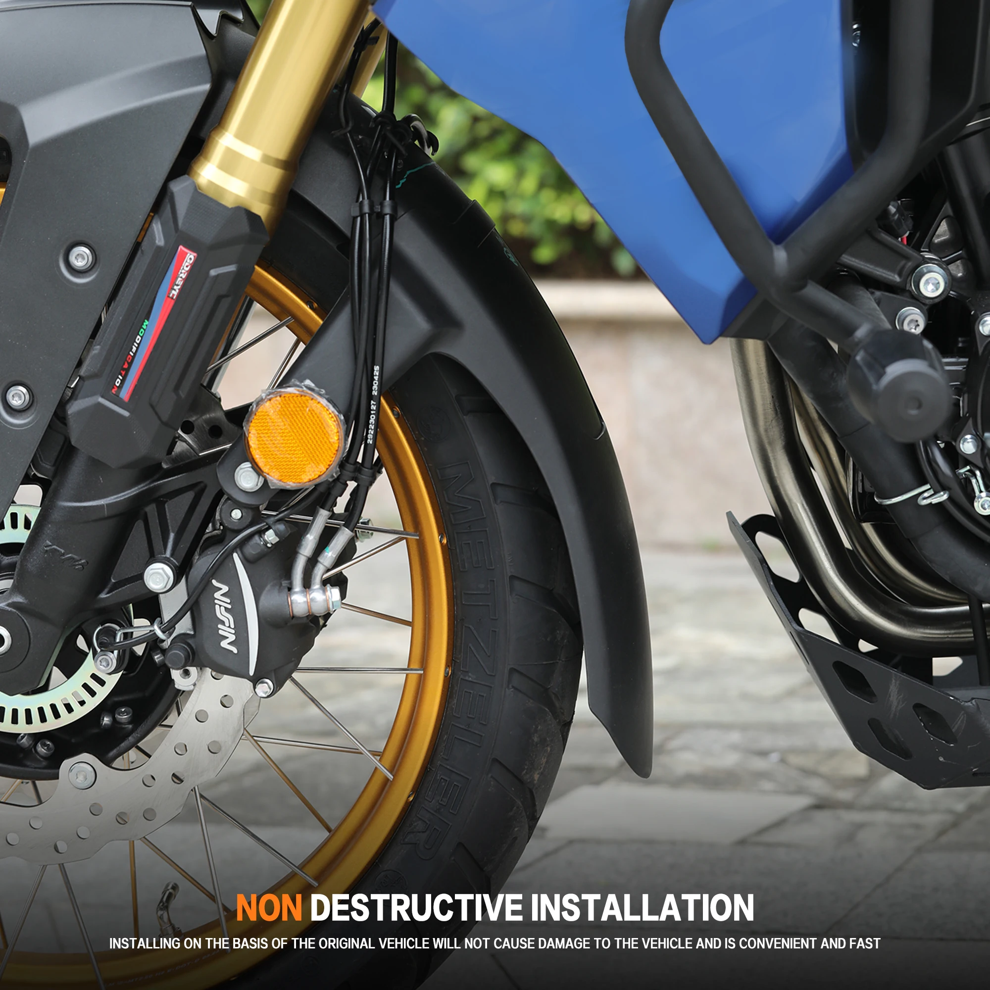 LONCIN VOGE DS625X DS625 X DS 625X 2024 2025 용 오토바이 프론트 머드 가드 펜더 리어 익스텐더 익스텐션