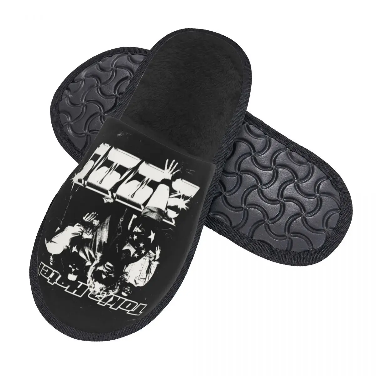 Tokio Hotel House Slippers Women Soft Memory Foam Rock Band Slip On Spa Slipper Shoes