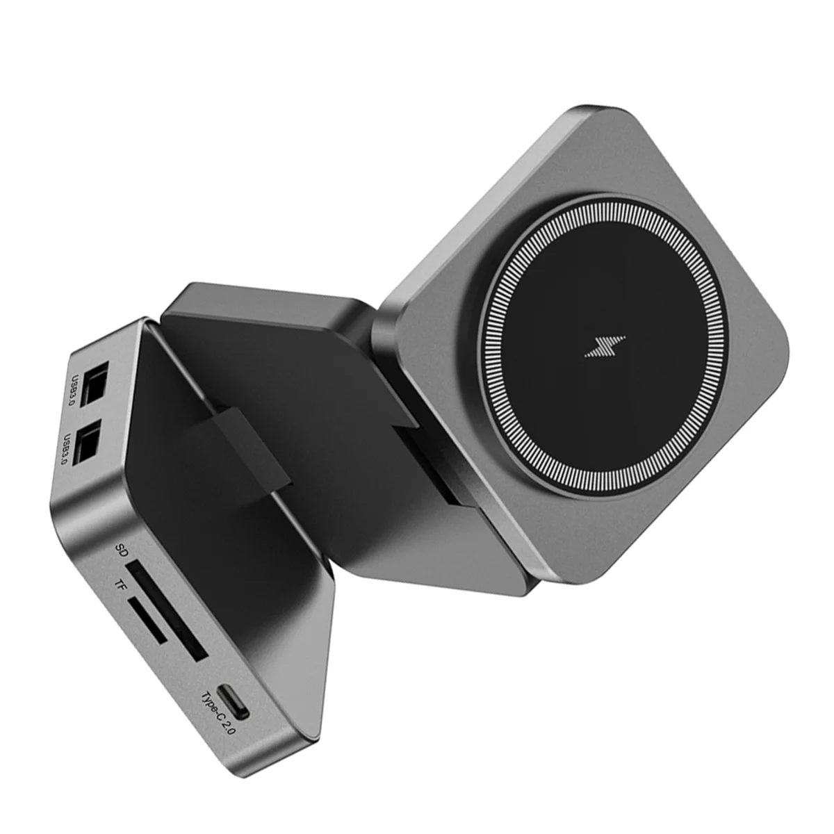 

Прочная док-станция 10 в 1, магнитный всасывающий зарядный концентратор из алюминиевого сплава