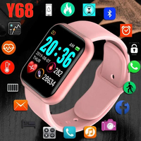 Y68 Smart Watch Men and Women Wristwatches Smartwatch Electronic Clock Fitness Monitor Birthday Gift For Xiaomi Huawei Bracelet