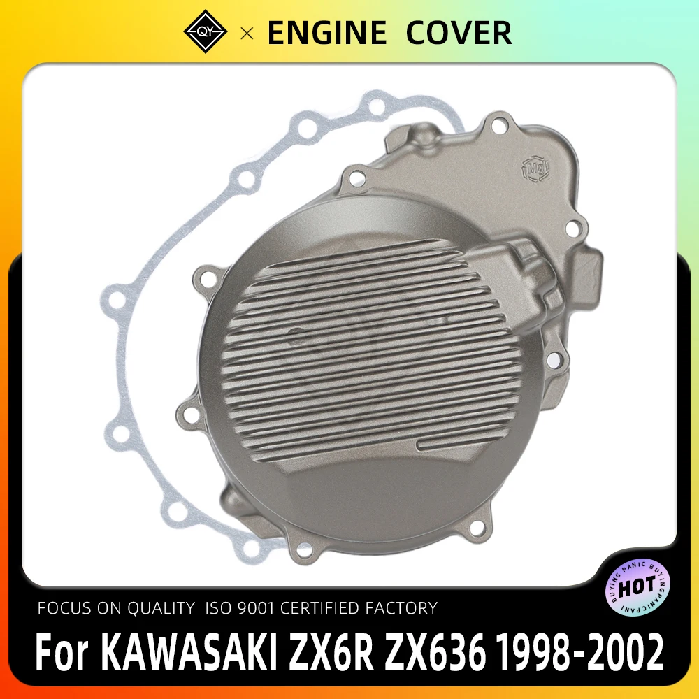 

LQYL Engine Cover Stator Cover CrankCase Side Cover Shell For KAWASAKI ZX-6R ZX6R ZX 6R 636 ZX636 1998 1999 2000 2001 2002