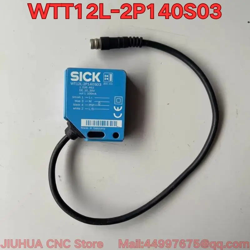 Second-hand WTT12L-2P140S03 reflective laser sensor function test is normal