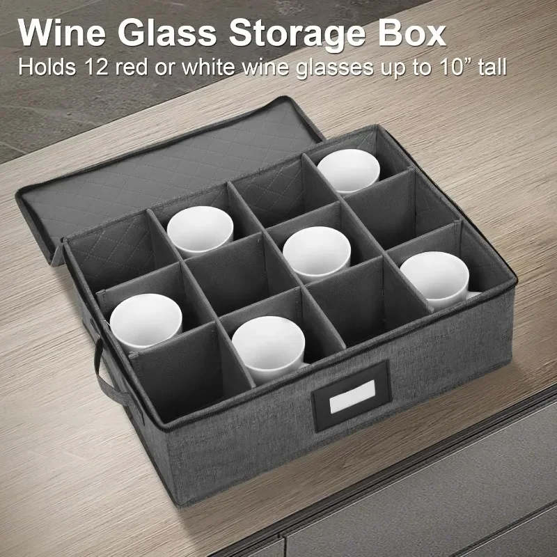 

Cup and Mug Storage Box Hard Shell, Stackable