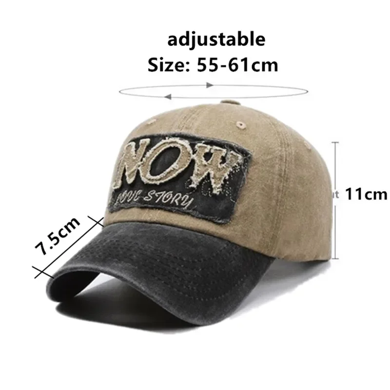 

New Vintage Washed Denim Baseball Caps For Men And Women Make It Old Hip Hop Party Hat Golf Cap Camping Fishing Hat Snapback Cap