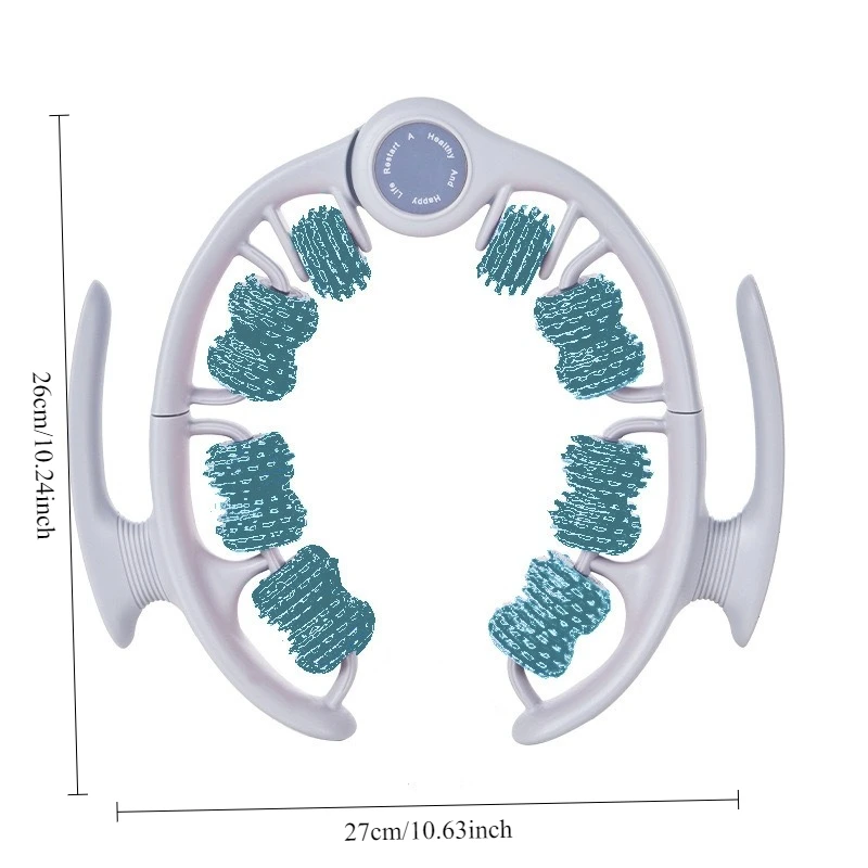 Rodillo de abrazadera Circular para piernas, masajeador de pantorrilla delgado de silicona, eliminación de músculos de piernas, equipo auxiliar de entrenamiento físico para yoga