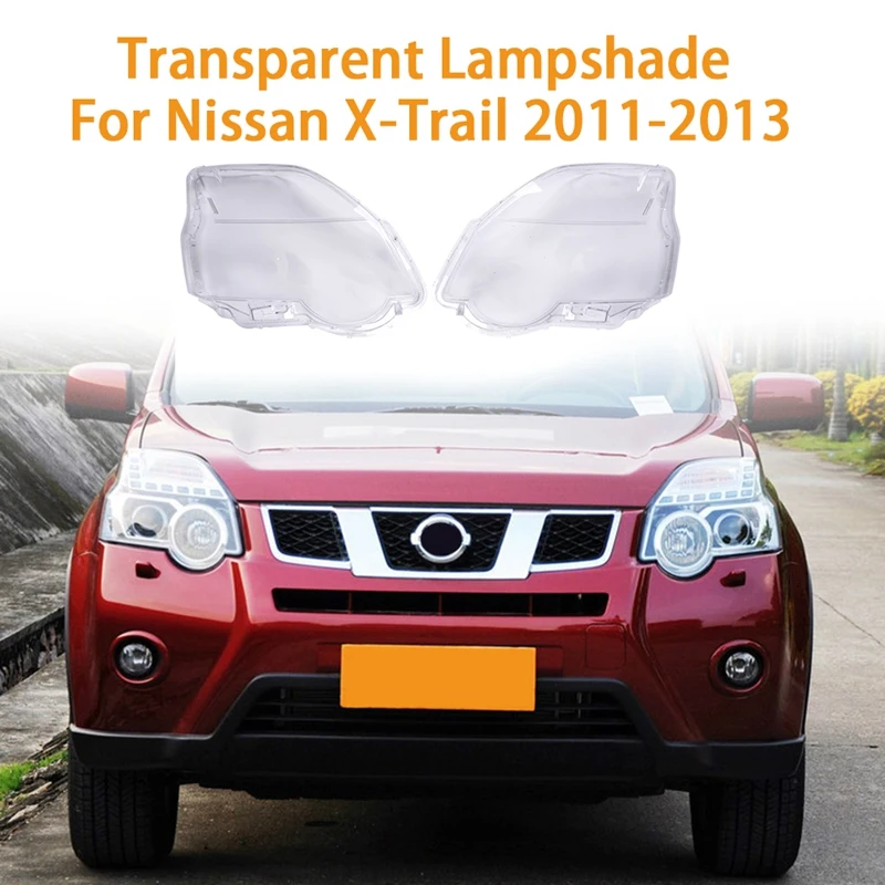 

Чехол для передней фары автомобиля, прозрачный чехол для Nissan X-Trail 2011-2013 Right