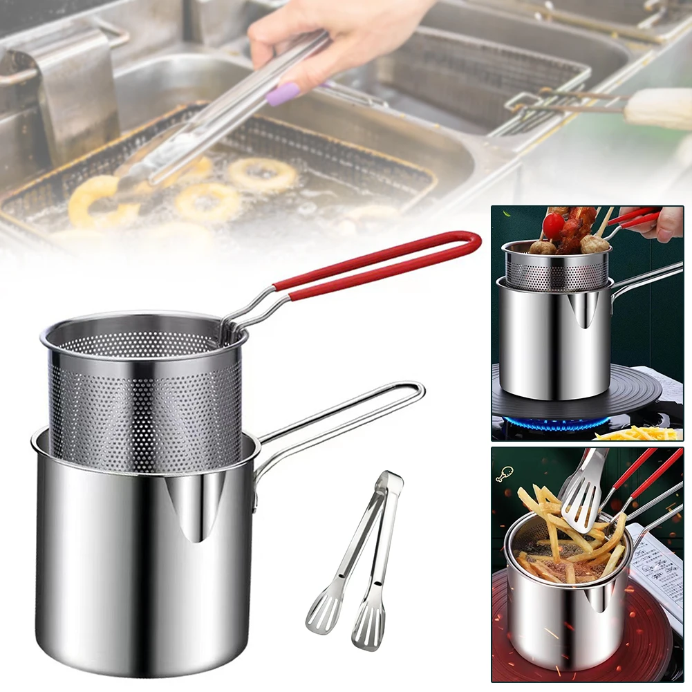 Deep Fryer Pot Versatile Large Capacity Kitchen Pot For Home Kitchen