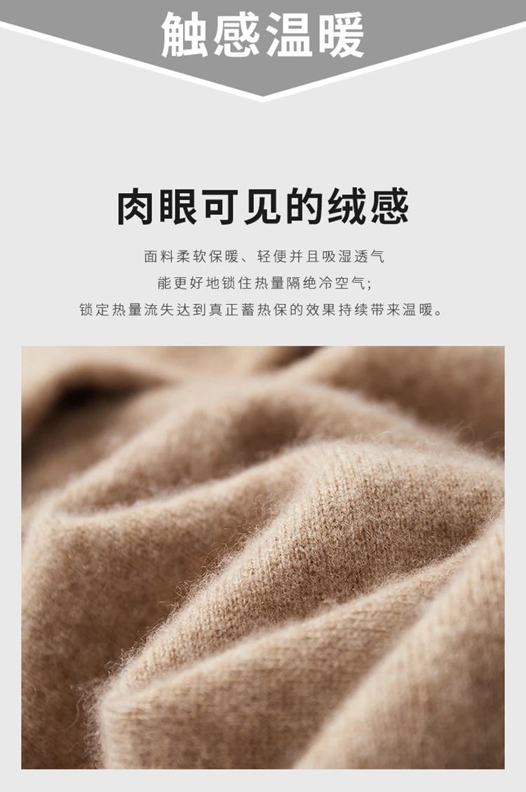 DjzDsm 100% Merino Wool Men's One-piece Ready-to-Wear Hoodie Knitted Sweatshirt Autumn Winter Casual Large Top Long Sleeved