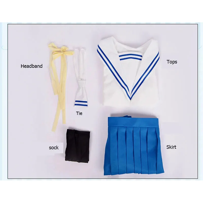 New Japan Anime Fruits Basket Tohru Honda Cosplay Costume uniforme JK Girl School Uniform costumi da marinaio Anime Cos accessori