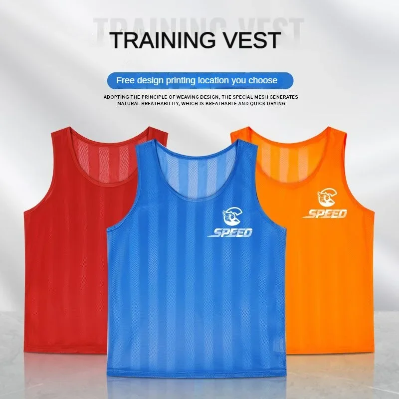 Mesh Breathable Football Training Vest Against Outdoor Sports Competition Team Building Activity Vest Team Uniform Soccer Jersey