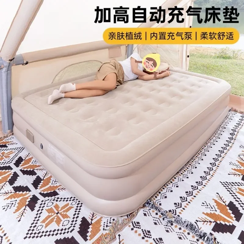Experience ultimate comfort and convenience with our premium inflatable mattress designed for outdoor enthusiasts and home
