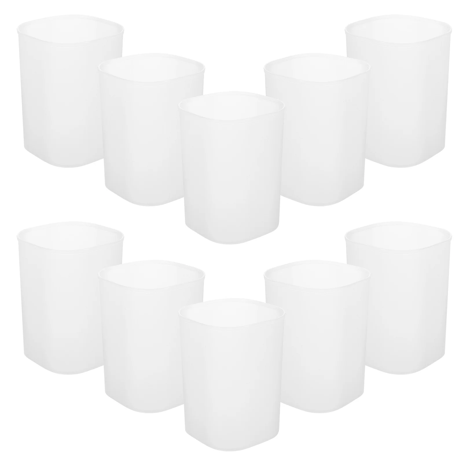 

10Pcs Pencil Holder Pen Organizer Storage Large Capacity Desk Container Stationery Bucket for Office Home Desktop Use