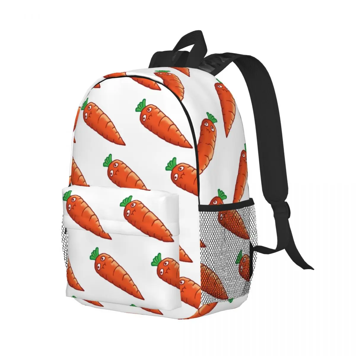 Carrot Backpacks Boys Girls Bookbag Casual Children School Bags Laptop Rucksack Shoulder Bag Large Capacity