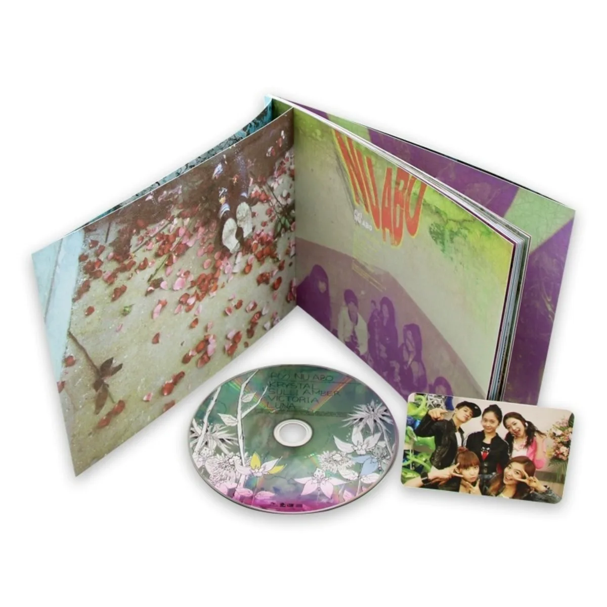 قرص مضغوط لألبوم F(x) "NU ABO" - K-Pop & J-Pop Creative Hits، قرص موسيقي قابل للجمع لمحبي المجموعة #3