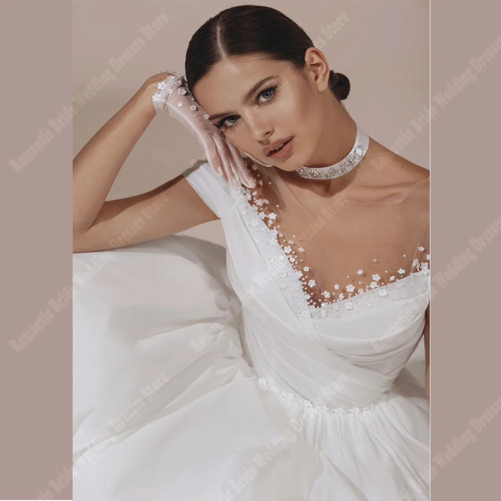 Boho Off The Shoulder Women Dresses A-Line Backless Prom Gowns Mopping Length Princess Formal Engagement Ball Vestidos De Novias