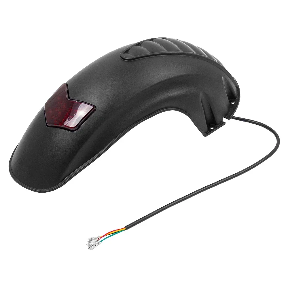 Untuk KUGOO M4 Skuter Listrik Kickscooter Sayap Pelindung Lumpur Depan 10 Inci Spatbor Belakang dengan Lampu Rem Pelindung Lumpur Melebar