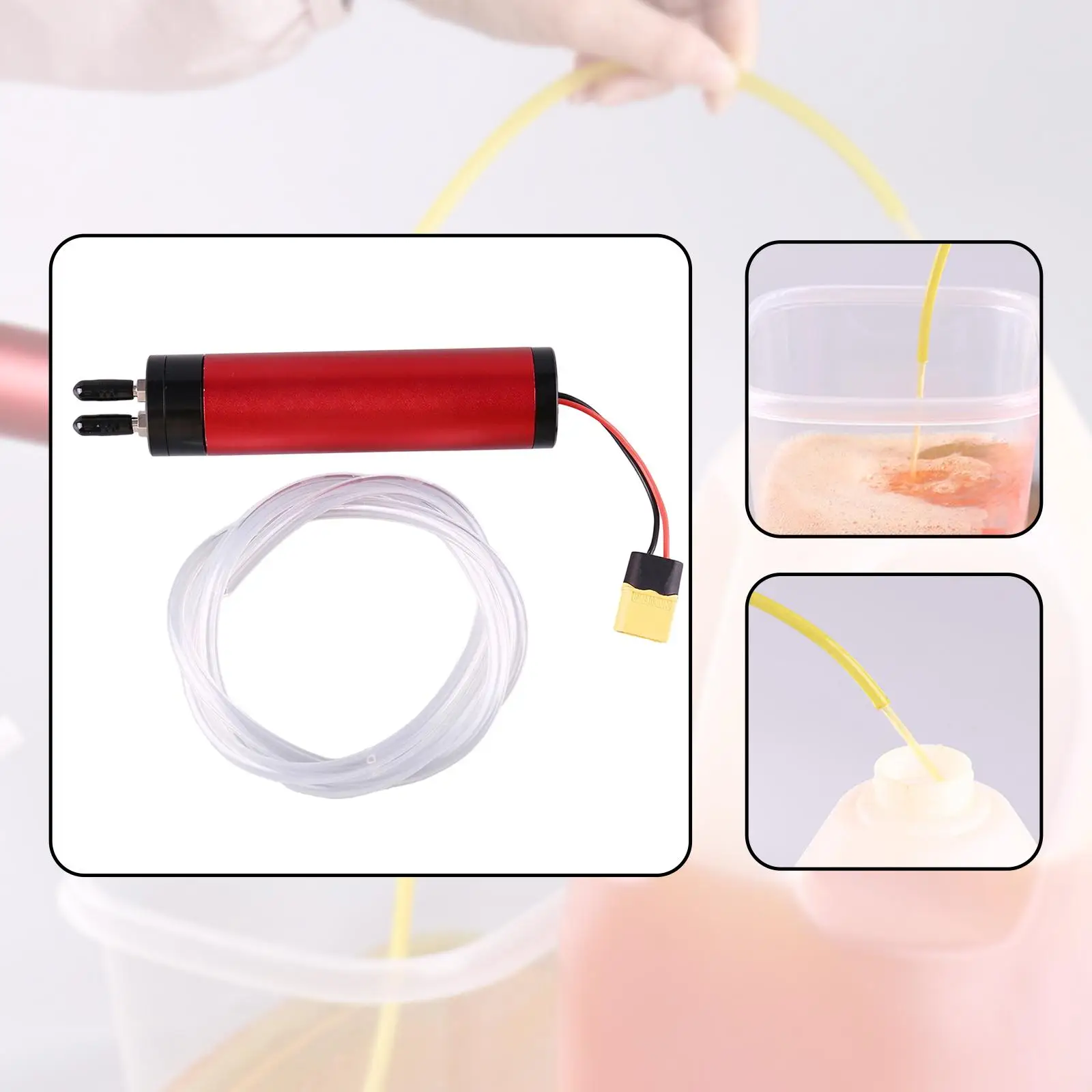Elektrische Pumpe für Flugzeugmodelle, klein, vielseitig einsetzbar, einfach zu bedienendes XT60-Modell, professionelle Betankungspumpe, praktisch für RC-Modelle