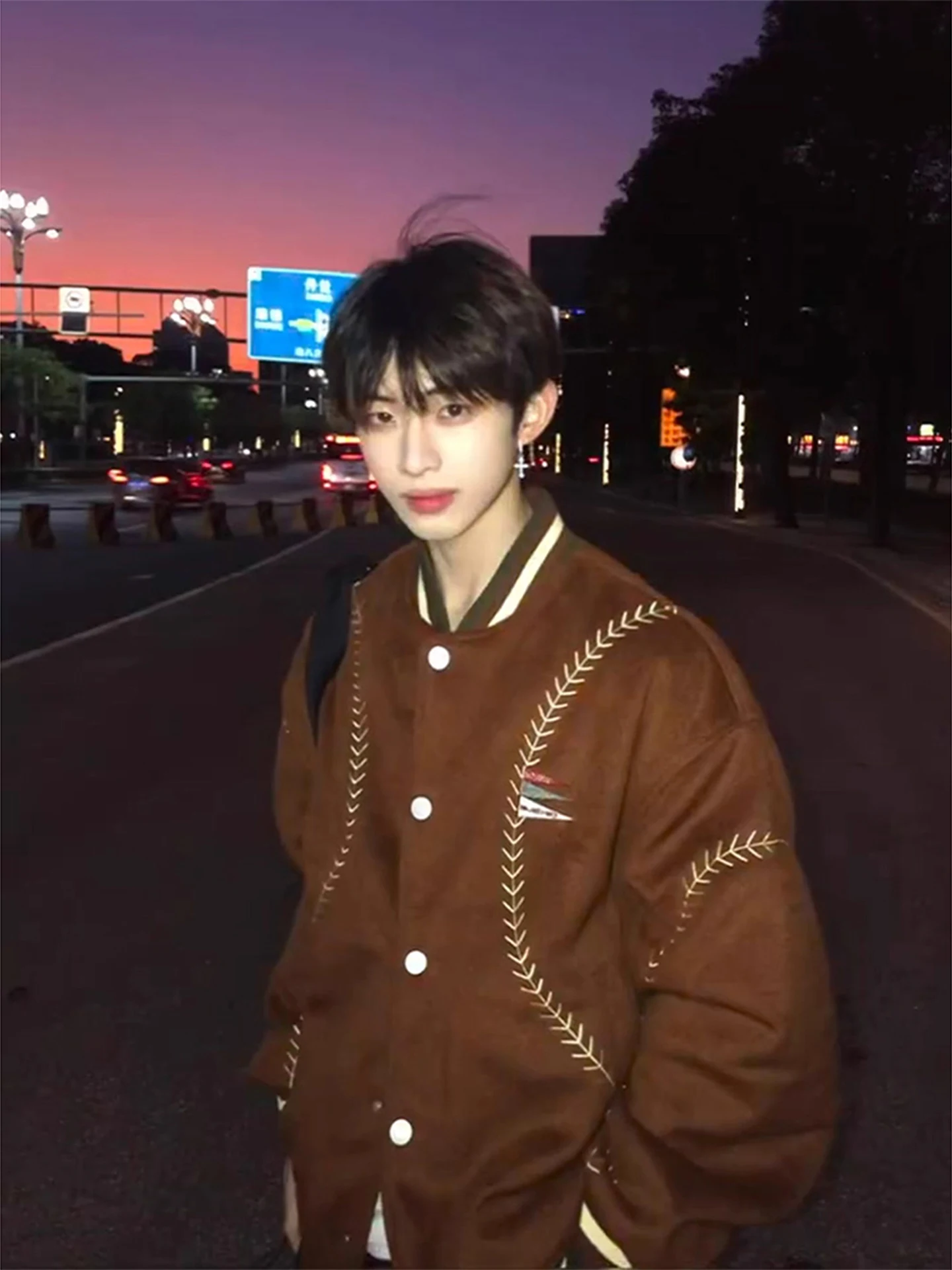 

Мужская бейсбольная куртка American Sle, осенне-зимняя, теплая, с хлопковым наполнителем, вышитая, свободного кроя, с круглым вырезом, длинными рукавами