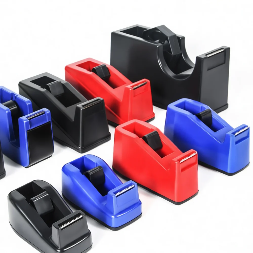 stationery-tape-dispenser-desktop-plastic-cutter-school-office-supply-practical-adhesive-holder-storage-organization
