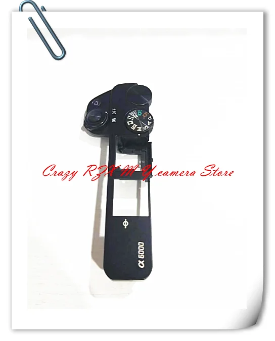 الغطاء العلوي مع أجزاء إصلاح عجلة الوضع لكاميرا Sony ILCE-6000 A6000 #1